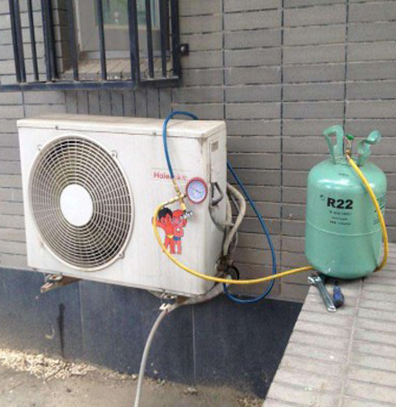 灵石空调加氟